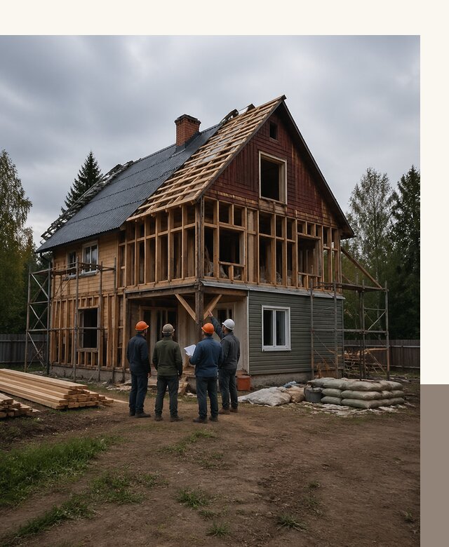 Реконструкция дачного дома в Ржеве под ключ с проектом